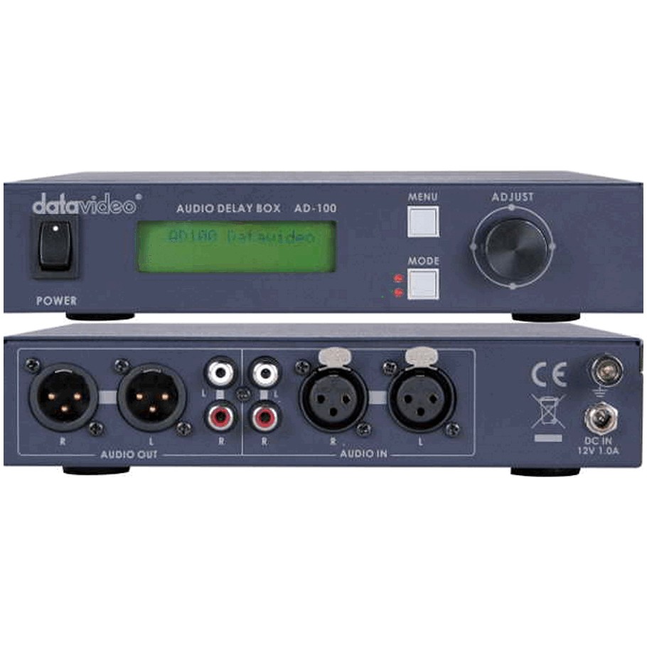 DataVideo AD-100 | Audio delay box to synchronise video and audio