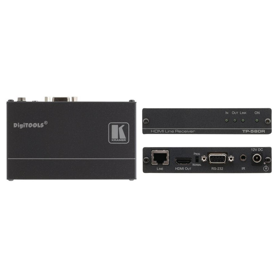 Kramer TP-580R | 4K60 4:2:0 HDMI HDCP 2.2 Receiver with RS-232 & IR ...