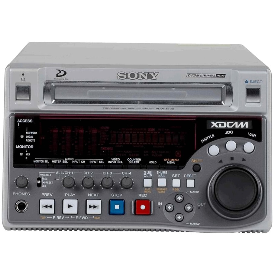 Sony PDW-1500 | XDCAM SD Studio Deck recorder
